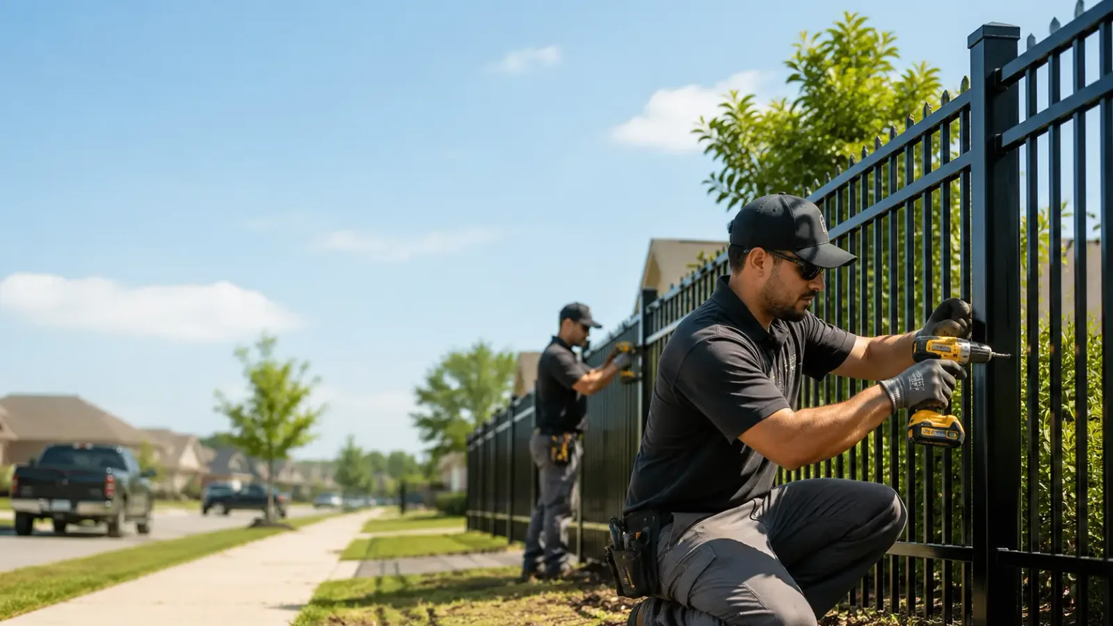 Metal Fence Installation in Tyler, TX